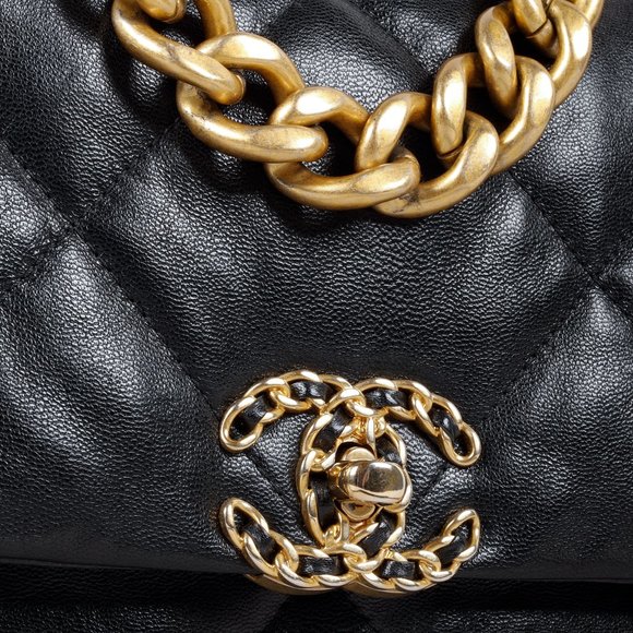Chanel 19 Black Large - Picture 9 of 14